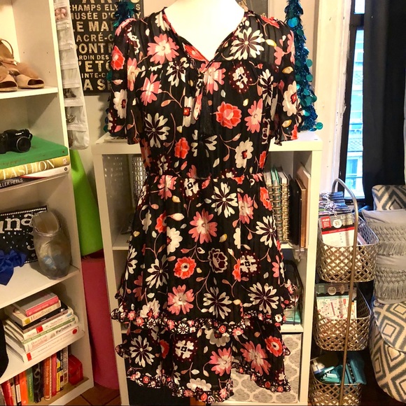 kate spade Dresses & Skirts - Kate spade casa flora flutter sleeve dress sz 6